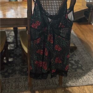 Floral Lace Slip Dress